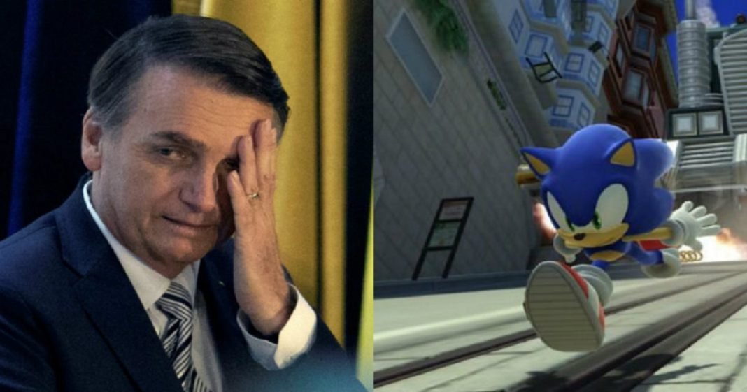 Bolsonaro publica vídeo com trilha sonora de Sonic