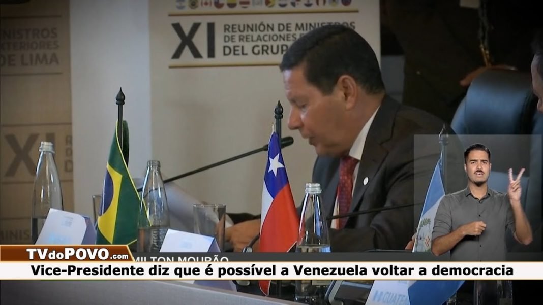 Vice-Presidente diz que é possível a Venezuela voltar a democracia