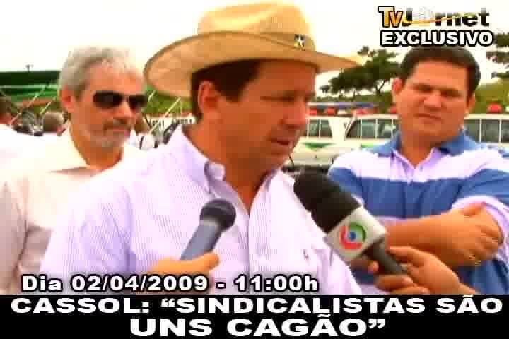 SÓ RELEMBRANDO: “CAGÃO” Sindicalistas São Chamados de “CAGÃO”