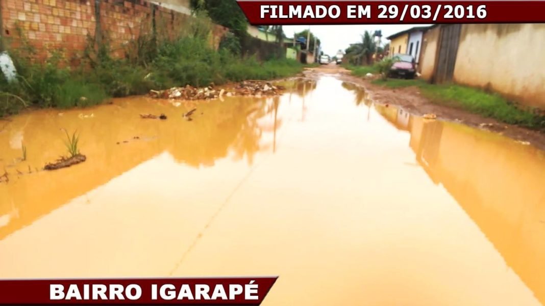 SITUAÇÃO DAS RUAS DO BAIRRO IGARAPÉ