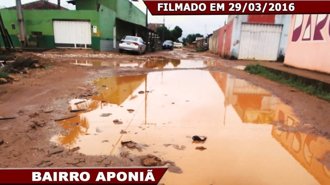 SITUAÇÃO DAS RUAS DO BAIRRO APONIÃ…