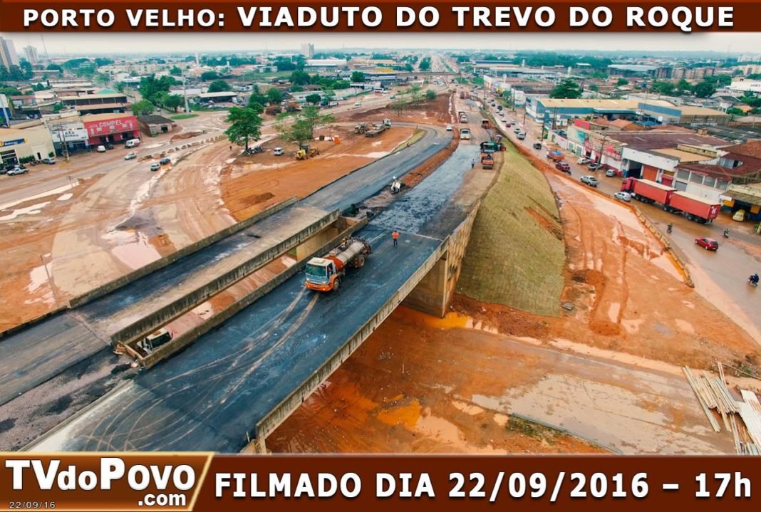 DIA 25 – A PASSAGEM SUPERIOR DO TREVO DO ROQUE SERÁ ABERTO PARA TRÁFEGO.