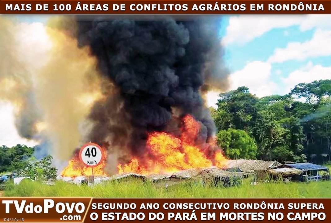 SÃO MAIS DE 100 ÁREAS DE CONFLITOS AGRÁRIOS NO ESTADO
