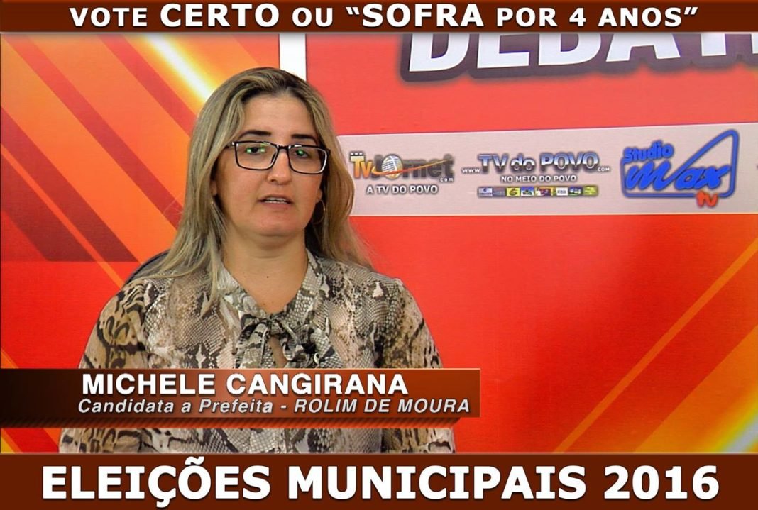 ELEIÇÕES MUNICIPAIS 2016: MICHELE CANGIRANA