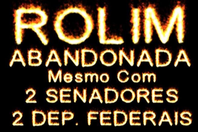 ROLIM de MOURA ESTÁ ABANDONADA Mesmo com “2 SENADORES e 2 DEP. FEDERAIS”