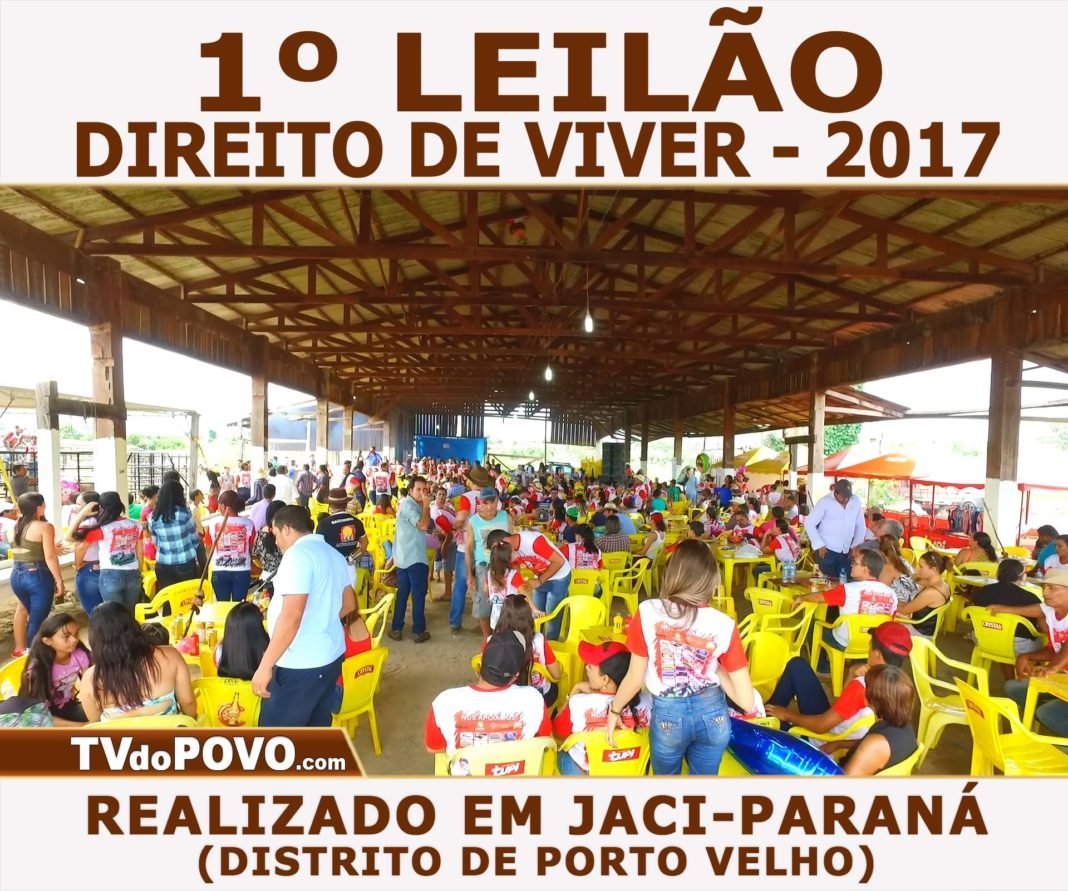 1º LEILÃO DIREITO DE VIVER – 2017