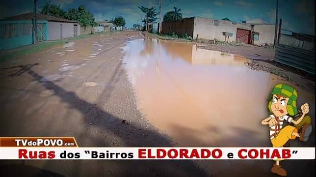 Ruas dos “Bairros J. ELDORADO e COHAB”