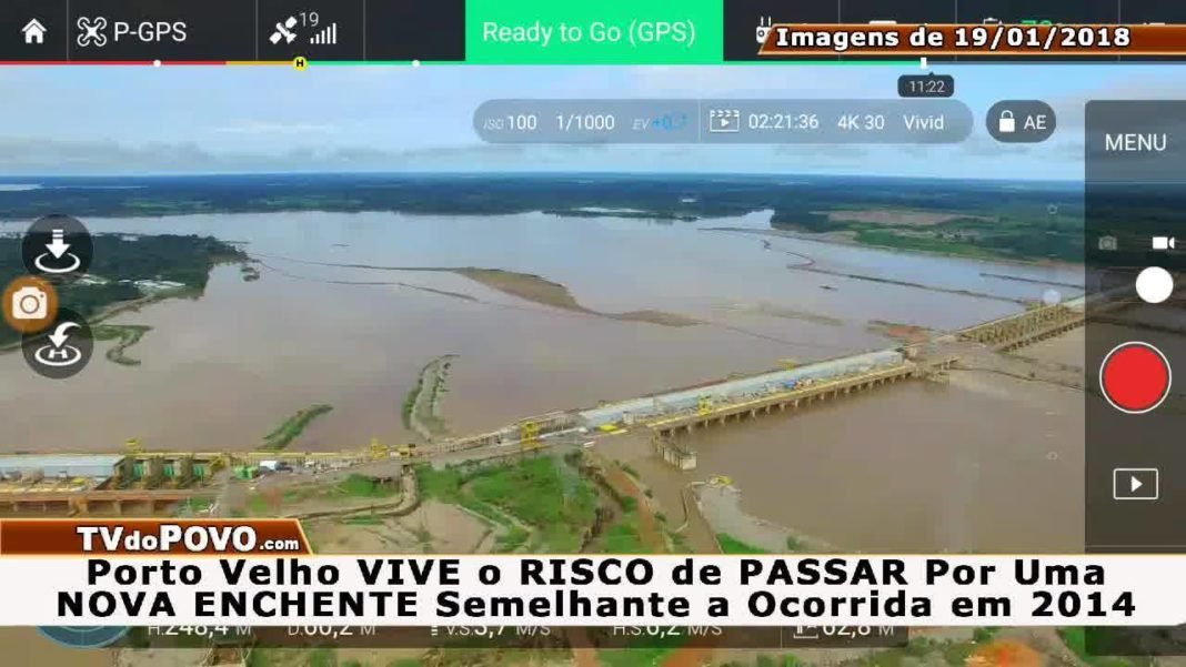 RISCO DE CHEIA HISTÓRICA em 2018