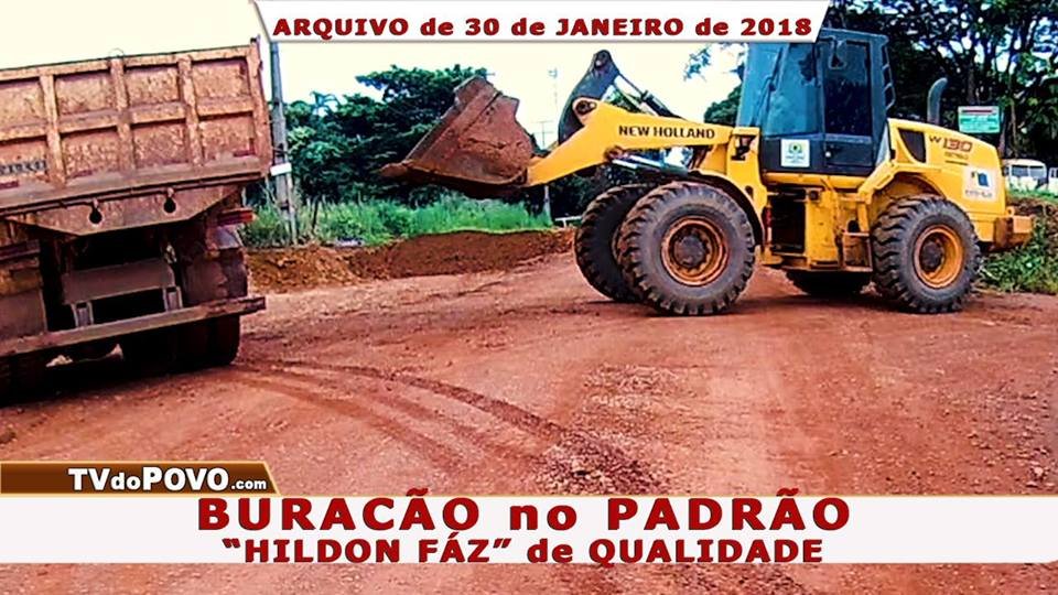 BURACÃO no PADRÃO “HILDON FÁZ” de QUALIDADE