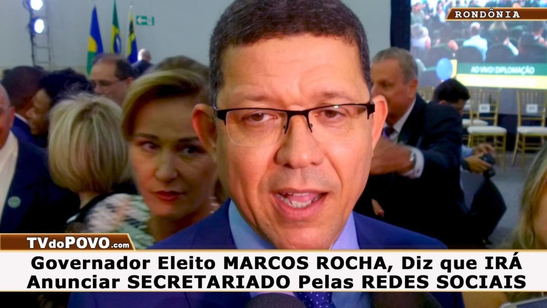 ??? DIPLOMAÇÃO de MARCOS ROCHA???