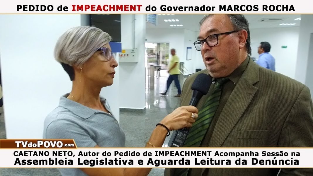 CAETANO NETO, Autor do Pedido de IMPEACHMENT do Governador MARCOS ROCHA Acompanha Sessão na Assembleia Legislativa e Aguarda Leitura da Denúncia.