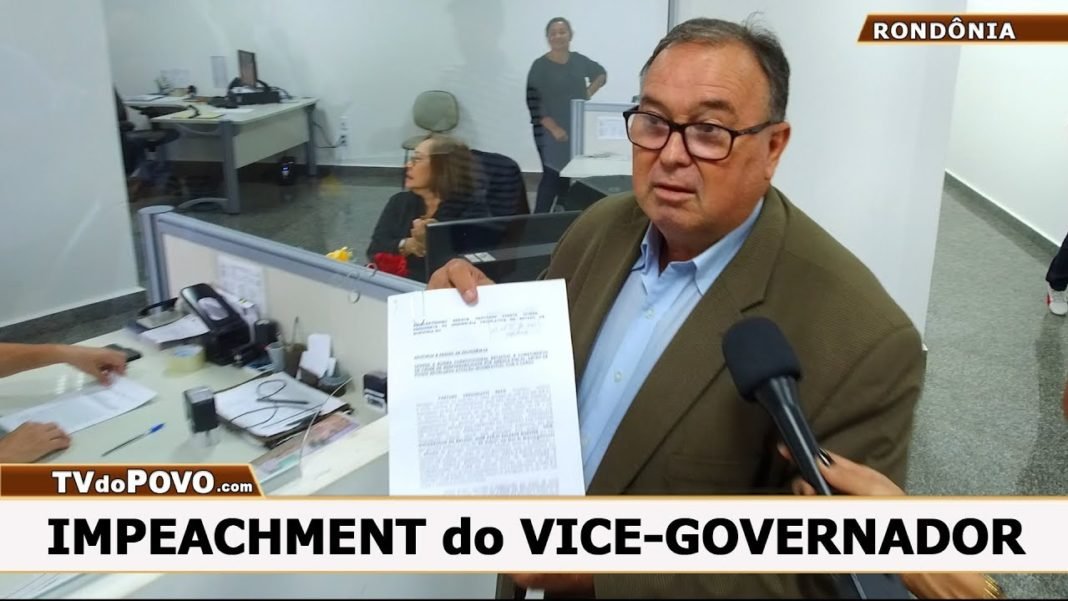 IMPEACHMENT – Caetano Neto Protocola na Assembleia Legislativa de Rondônia o Pedido de AFASTAMENTO do Vice-governador por CRIME de ABUSO de AUTORIDADE