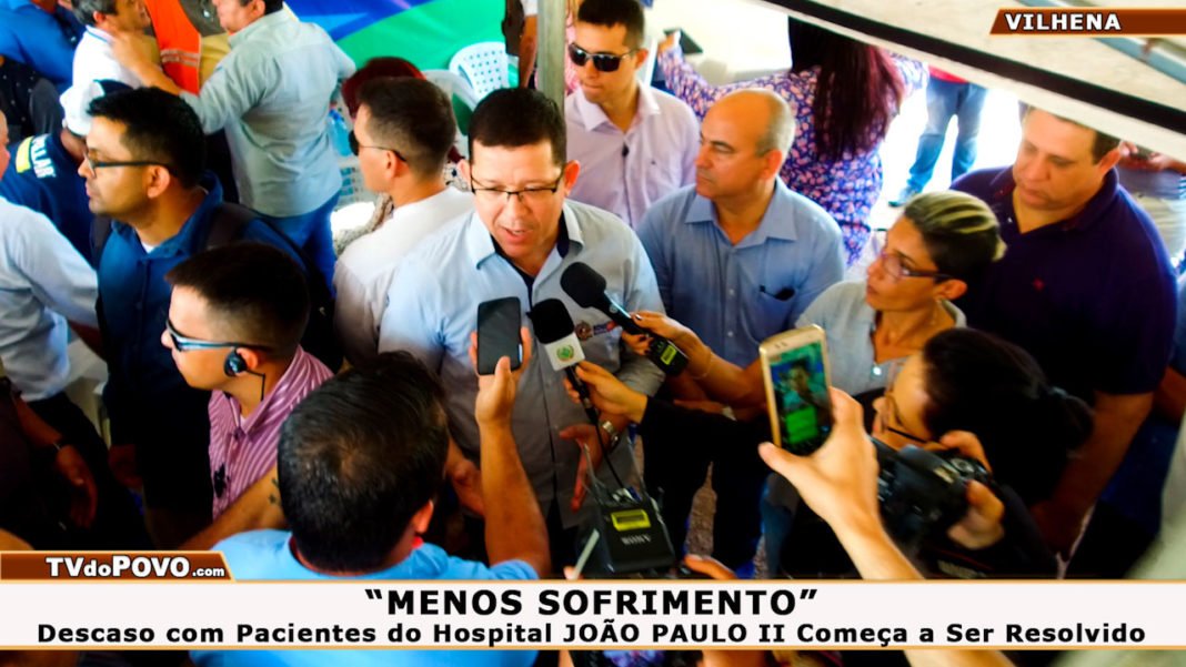 Governo de Rondônia CONTRATA LEITOS PARTICULARES para Retirar Pacientes Internados de Forma Inadequada do Hospital João Paulo II