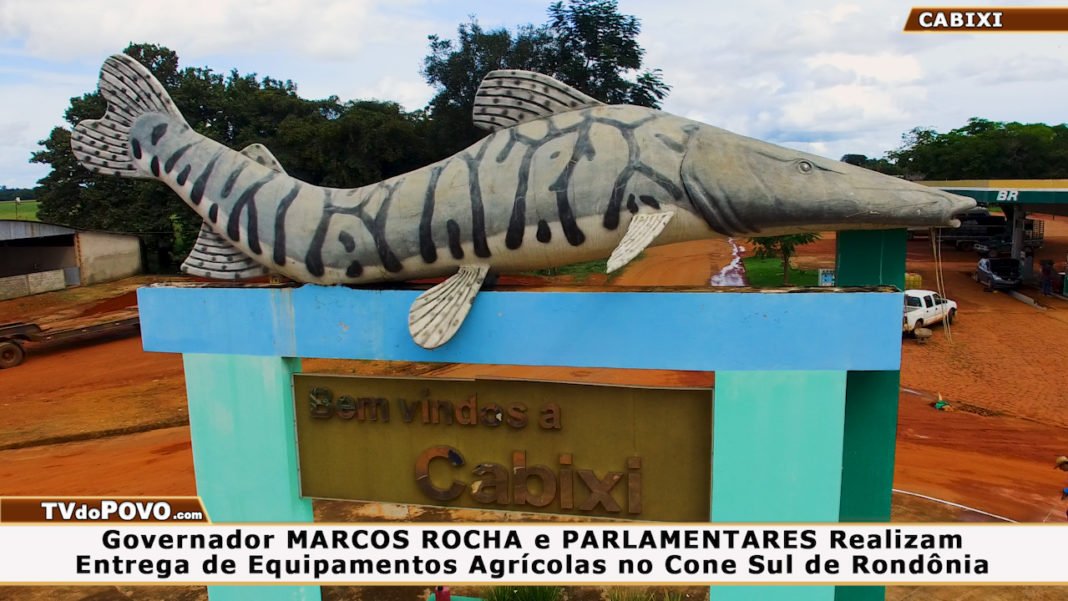 CABIXI: Governador MARCOS ROCHA Entrega de Equipamentos Agrícolas