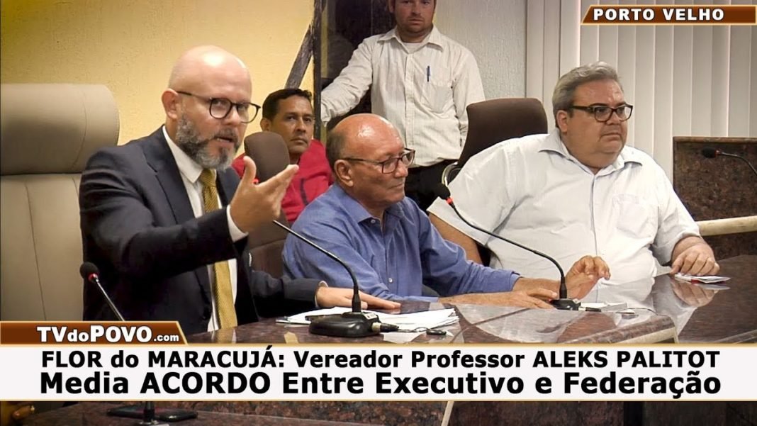 FLOR DO MARACUJÁ: Vereador Professor ALEKS PALITOT Media ACORDO Entre Executivo e Federação