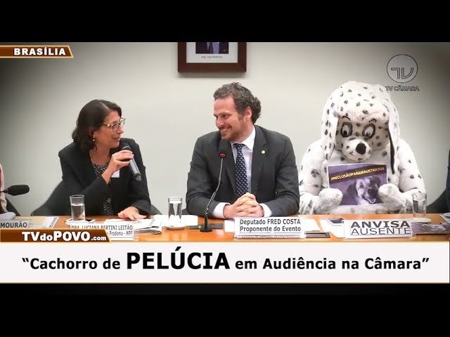 É FATO , não é FAKE – Vídeo: homem se fantasia de cão em audiência no Congresso