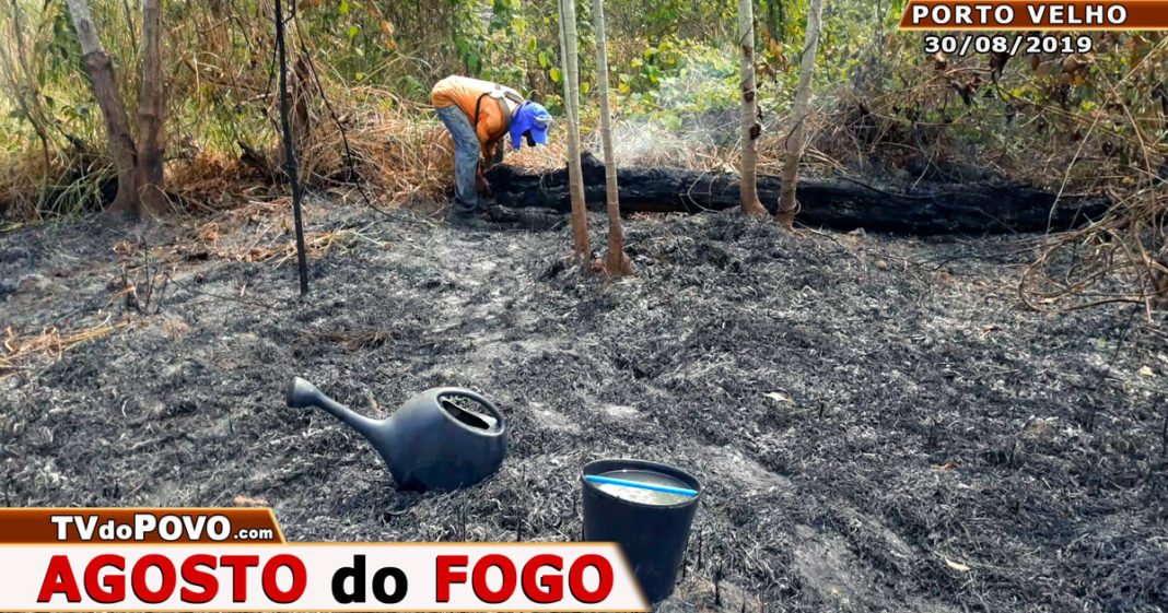 VÍDEO: COMBATE ao FOGO em QUEIMADA Próxima ao Hospital de Amor Amazônia “HC” em Porto Velho
