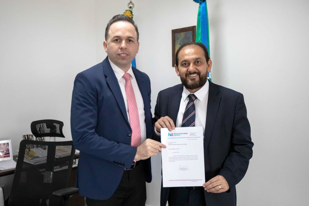 Presidente Laerte Gomes Recebe Agradecimentos de Henrique Prata Após Ajudar a Resolver Impasse entre Hospital de Amor e Sesau