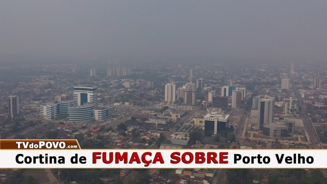 Vídeo: Cortina de FUMAÇA SOBRE Porto Velho