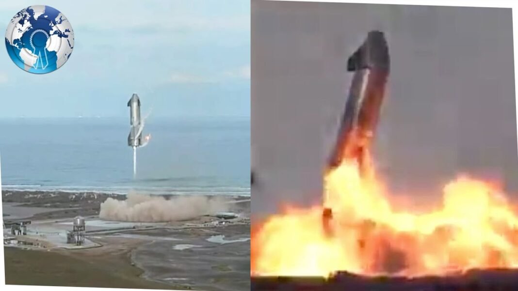 Starship SN10 pousa com sucesso mas explode após teste da SpaceX