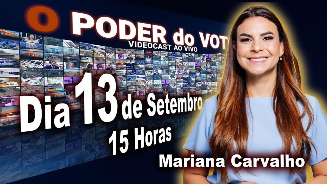 15 horas AO VIVO: Mariana Carvalho abre a rodada de entrevistas de candidatos ao Senado no Videocast “O PODER do VOTO”, nesta terça-feira