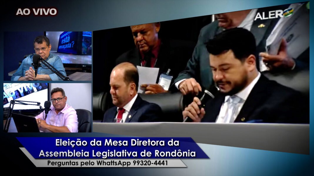 Assista: Marcelo Cruz é eleito presidente da Assembleia Legislativa de Rondônia, por unanimidade
