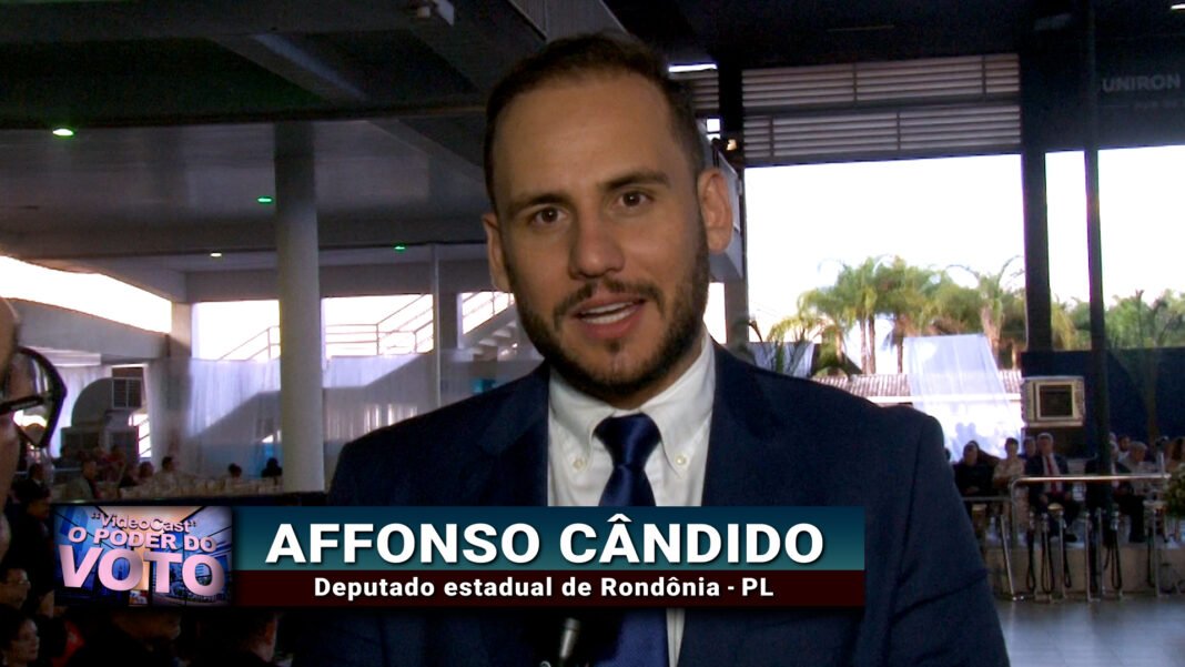 Vídeo: Entrevista com o Deputado Affonso Cândido durante cerimônia de posse na Assembleia de Rondônia