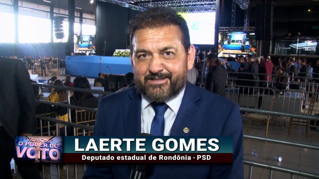 Vídeo: Entrevista com o Deputado Laerte Gomes durante cerimônia de posse na Assembleia de Rondônia