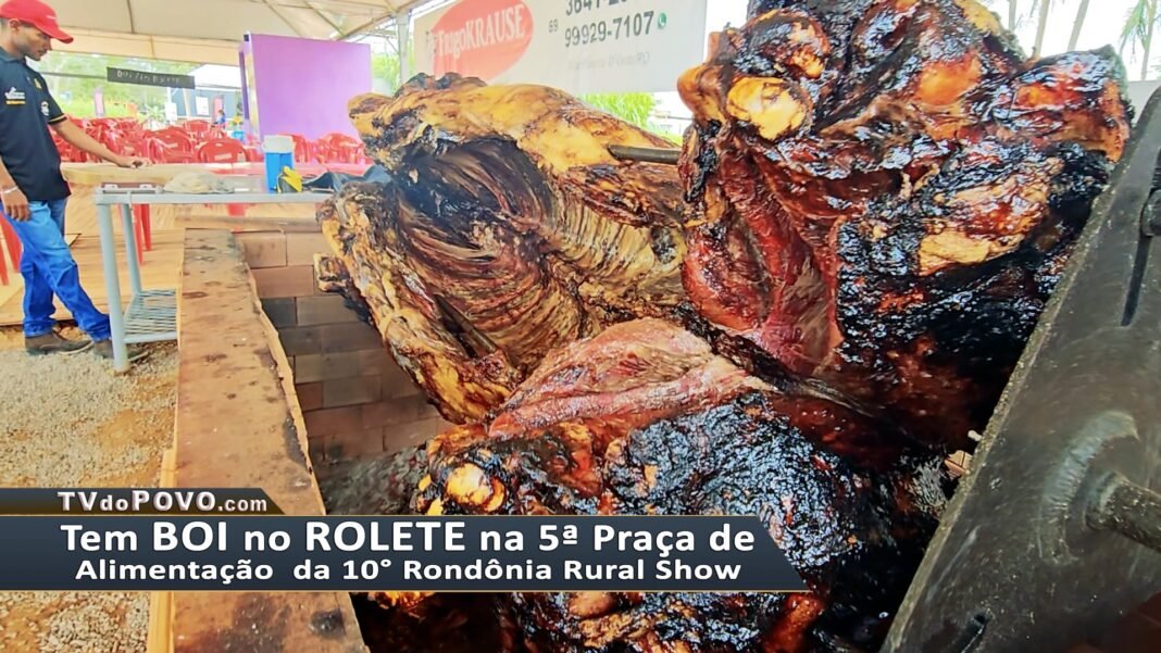 Vídeo: Tem BOI no ROLETE na 5ª Praça de Alimentação da 10° Rondônia Rural Show