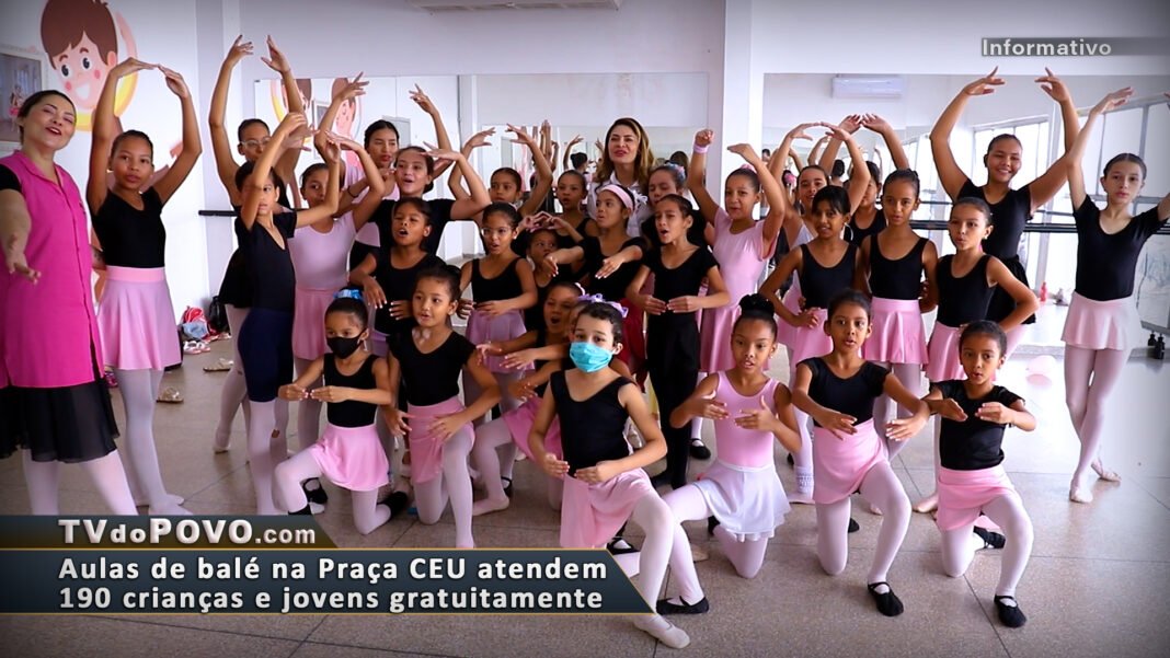 Vídeo: Aulas de balé na Praça CEU atendem 190 crianças e jovens gratuitamente