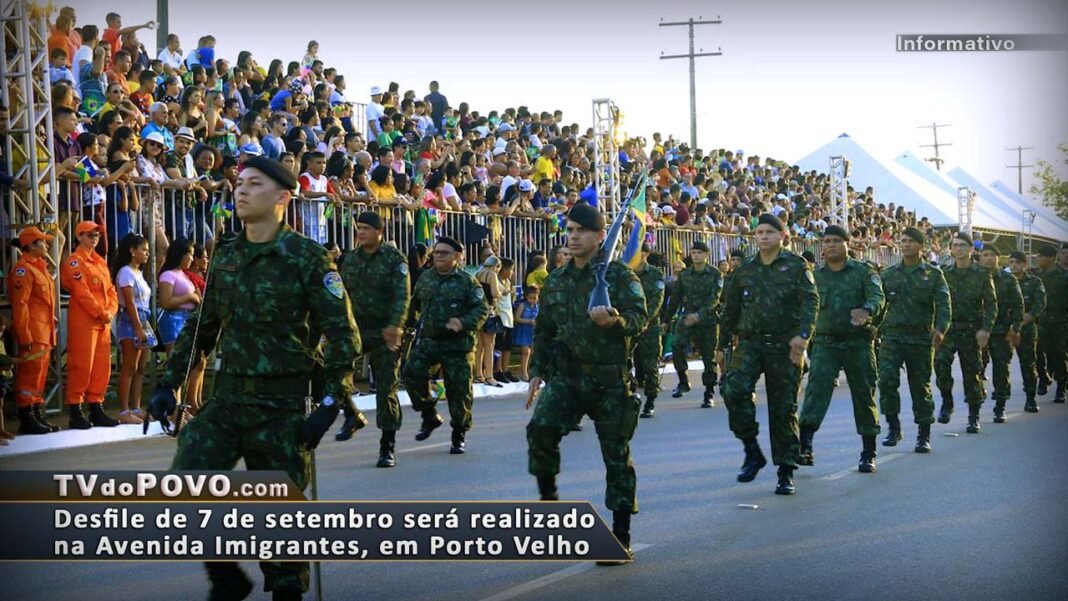 Vídeo: Desfile de 7 de setembro será realizado pela manhã na Avenida Imigrantes em Porto Velho
