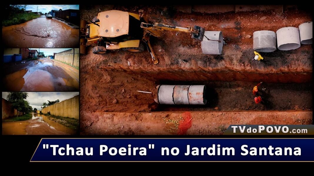 Vídeo: Bairro Jardim Santana, em Porto Velho, está sendo beneficiado pelo projeto “Tchau Poeira”.