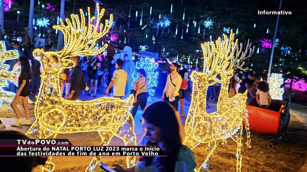 Vídeo 03: Conhecendo a decoração do Natal Porto Luz 2023 no Parque da Cidade em Porto Velho.