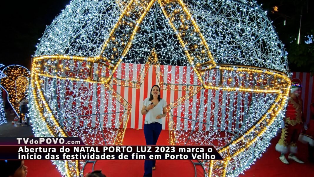 Vídeo 05: Conhecendo a decoração do Natal Porto Luz 2023 no Parque da Cidade em Porto Velho