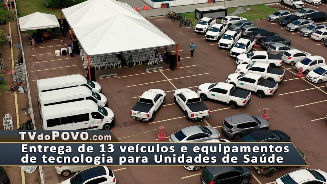 Vídeo: Veículos e equipamentos eletrônicos são entregues pelo Governo de Rondônia às unidades e coordenadorias de saúde