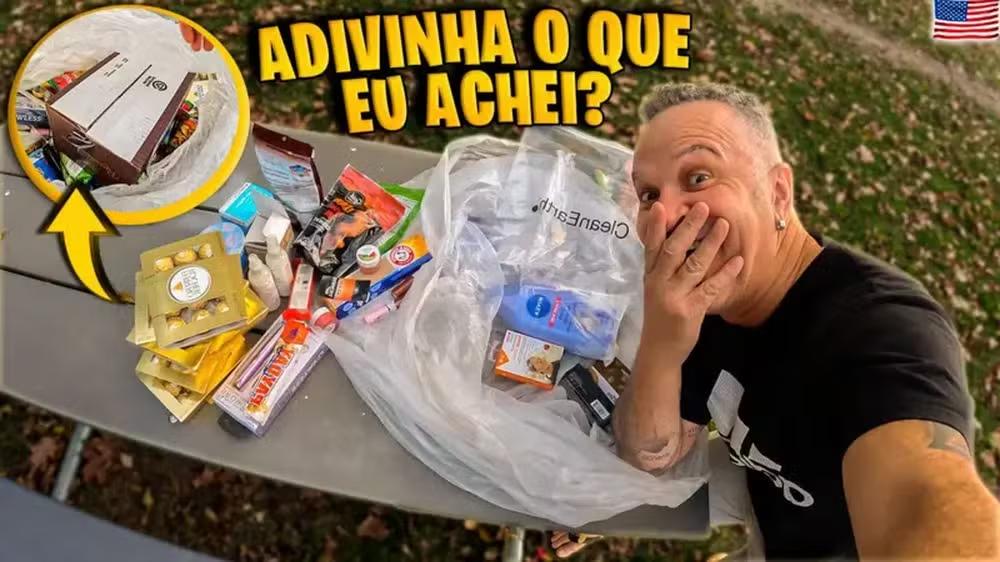‘Influencers do lixo’: os brasileiros que fazem sucesso mostrando o que americanos jogam fora