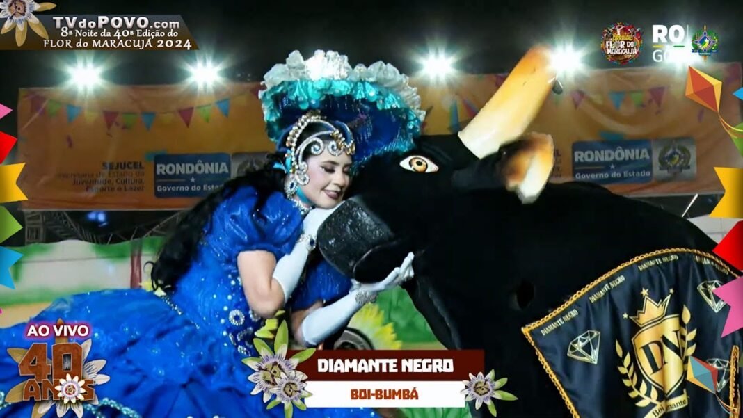 Fotos e Vídeo Completo: Apresentação da “Boi-Bumbá Adulto ESTRELA DE FOGO” na 6ª Noite do Flor do Maracujá 202