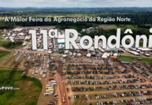 Vídeo: Encerramento da Rondônia Rural Show 2024 marca sucesso encerramento da 11ª Rondônia Rural Show em vista aérea de Ji-Paraná