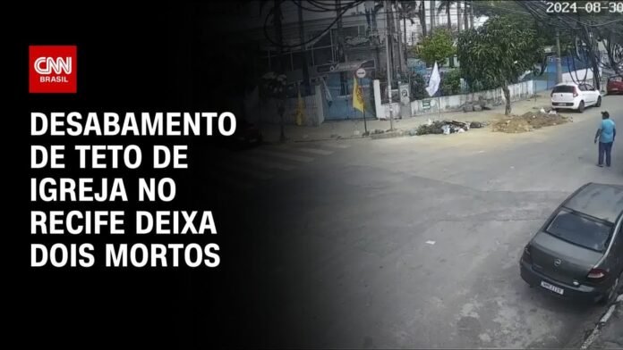 Teto de igreja desaba no Recife Teto de igreja desaba no Recife durante distribuição de cestas básicas e deixa mortos e feridos