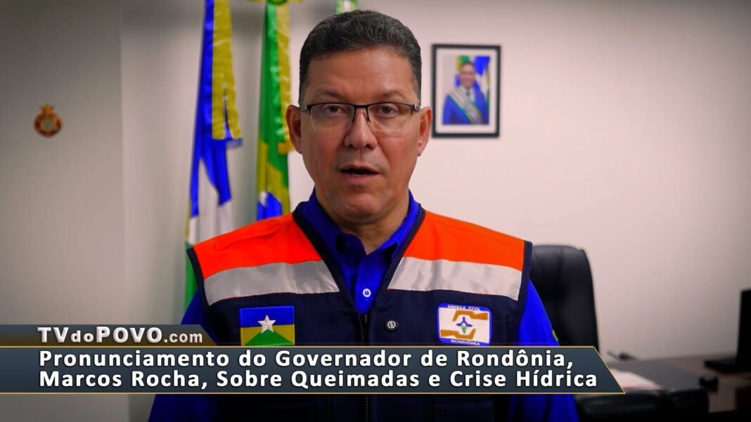 Pronunciamento sobre queimadas e crise hídrica em Rondônia