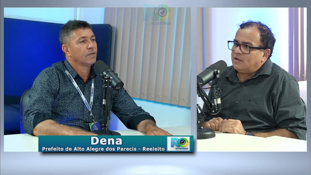 Denair Pedro Alto Alegre dos Parecis durante entrevista ao podcast Pod Rondônia