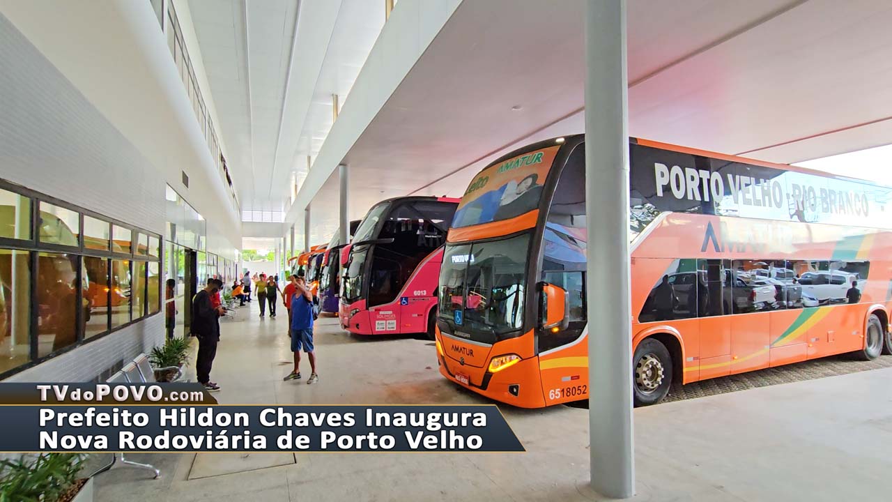 Após 40 anos de espera, a Prefeitura de Porto Velho inaugurou o Terminal Rodoviário Destemidos Pioneiros