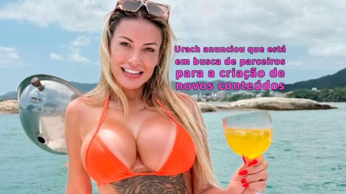 Andressa Urach exibe bronzeado ousado e anuncia retorno ao conteúdo adulto, buscando parceiros para novas produções.