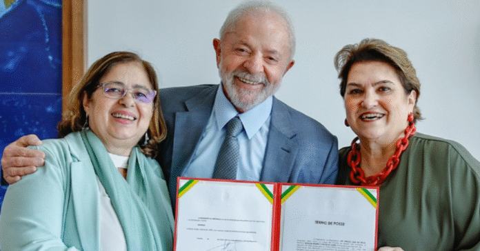 Lula substitui Cida Gonçalves por Márcia Lopes no Ministério das Mulheres