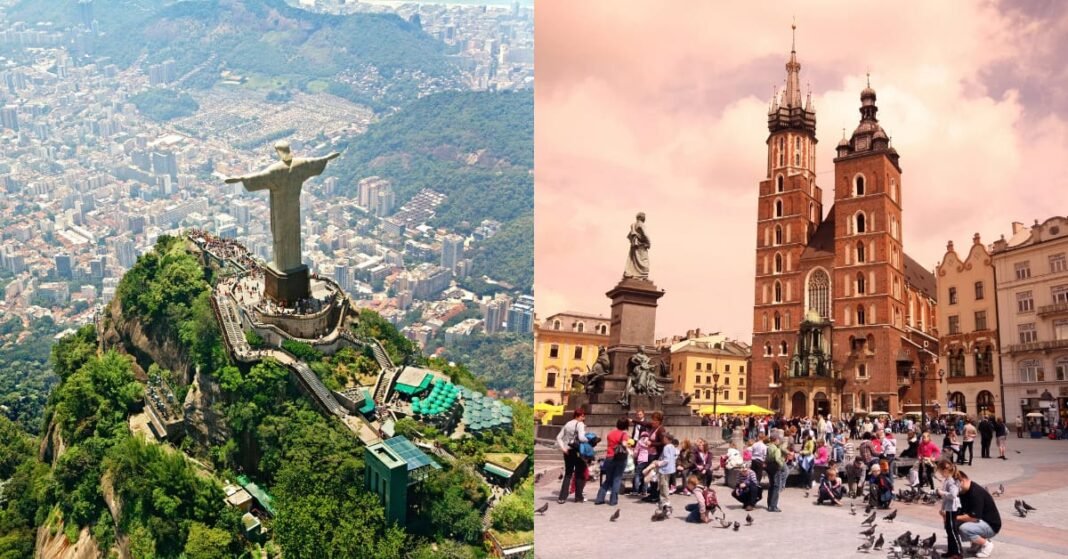 Polônia e Brasil lideram receita do turismo mundial em 2025