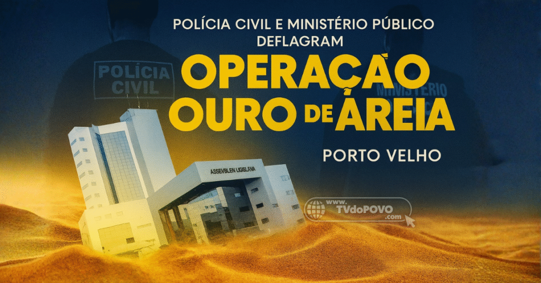 Operação Ouro de Areia investiga corrupção na ALERO