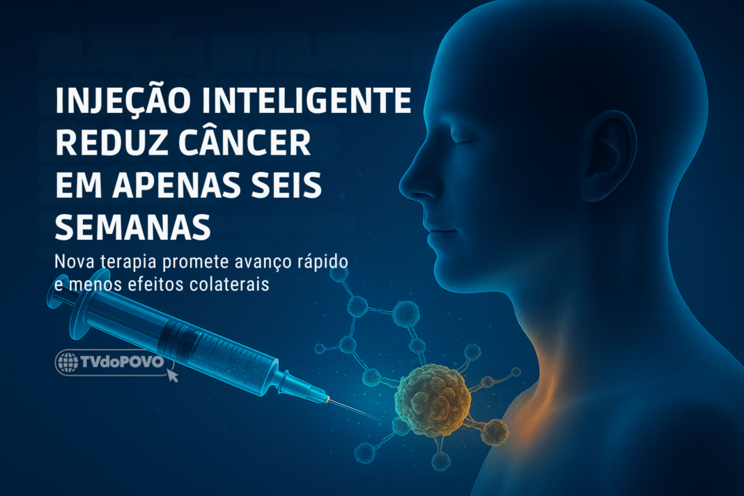 Injeção inteligente reduz câncer de cabeça e pescoço em seis semanas