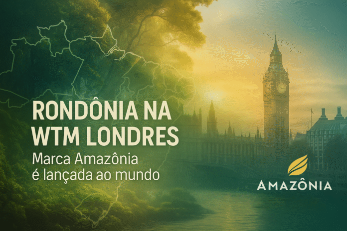 Rondônia na WTM Londres – Marca Amazônia é lançada ao mundo Rondônia participa do lançamento global da marca Amazônia durante a WTM Londres, promovendo o turismo sustentável da Amazônia.