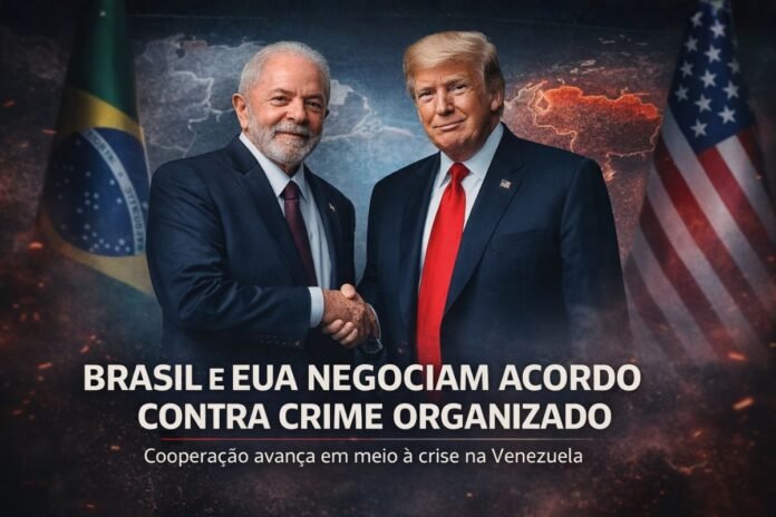 Lula e Trump negociam acordo de cooperação entre Brasil e EUA contra o crime organizado durante crise na Venezuela
