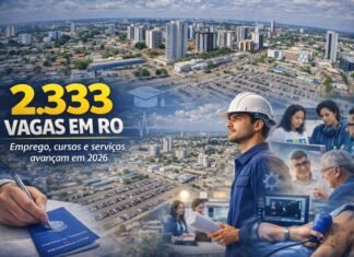 Rondônia abre 2.333 vagas, amplia cursos técnicos e leva serviços a 11 cidades 2.333 vagas em Rondônia com destaque para emprego, cursos técnicos e serviços públicos em 2026
